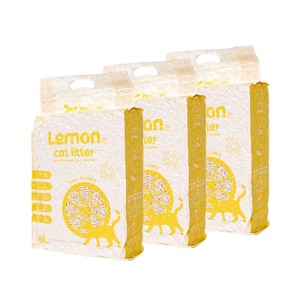 Arena para Gatos con Limón 6L