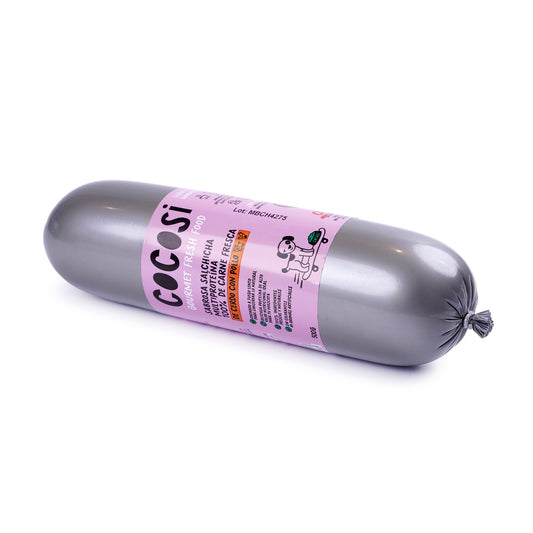 Cocosi Salchicha para perros sabor cerdo con pollo 500gr