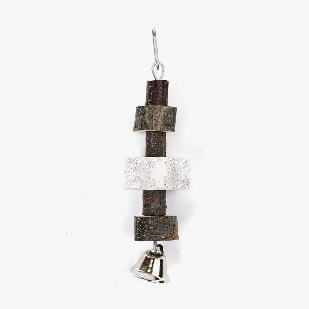 Juguete Colgante de Madera para Aves