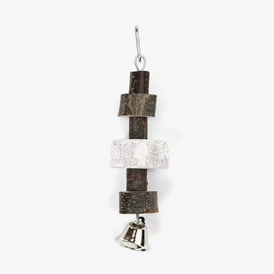 Juguete Colgante de Madera para Aves